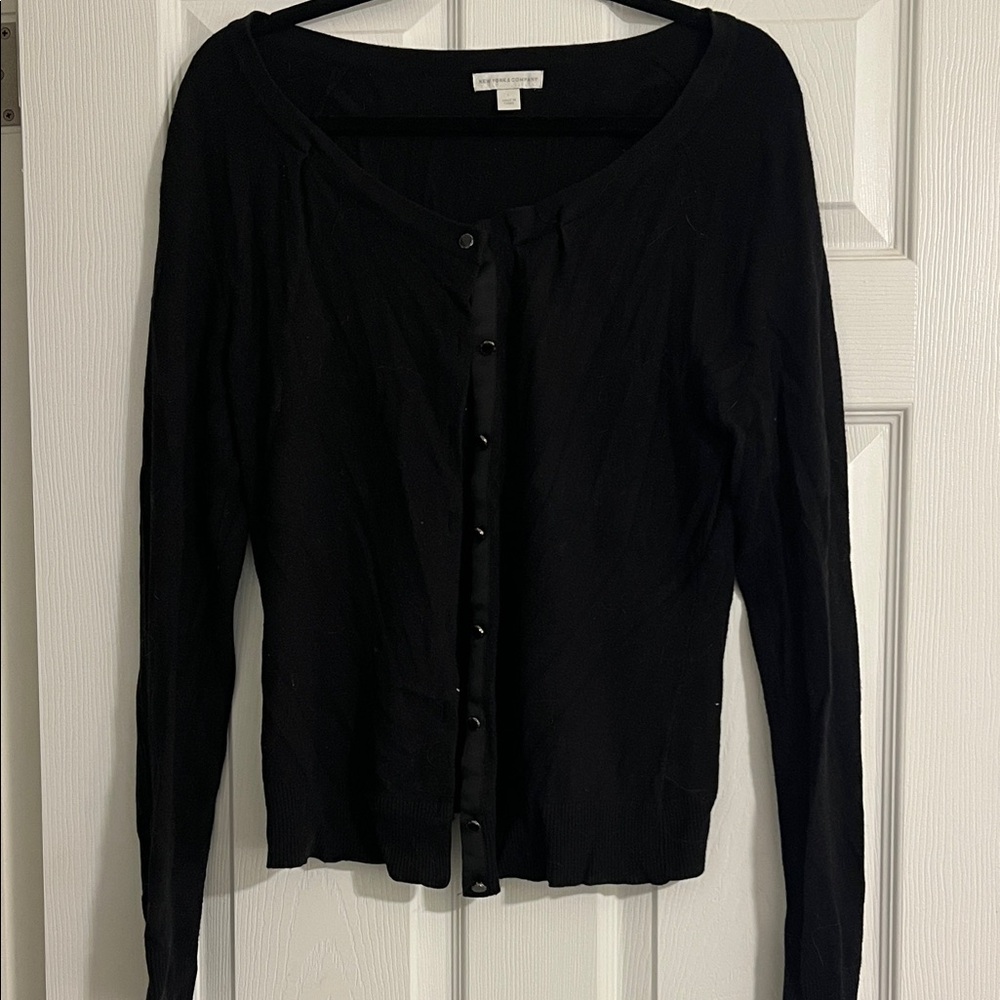 New York & Company Black Cardigan Sweater